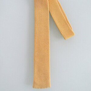 Calvin Klein Vintage Flat/Square Bottom Men's Cotton Knit Tie